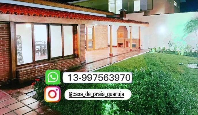 Beach House Unidade 2 - Casas De Praia Guaruja 50 Metros Do Mar Exteriör bild